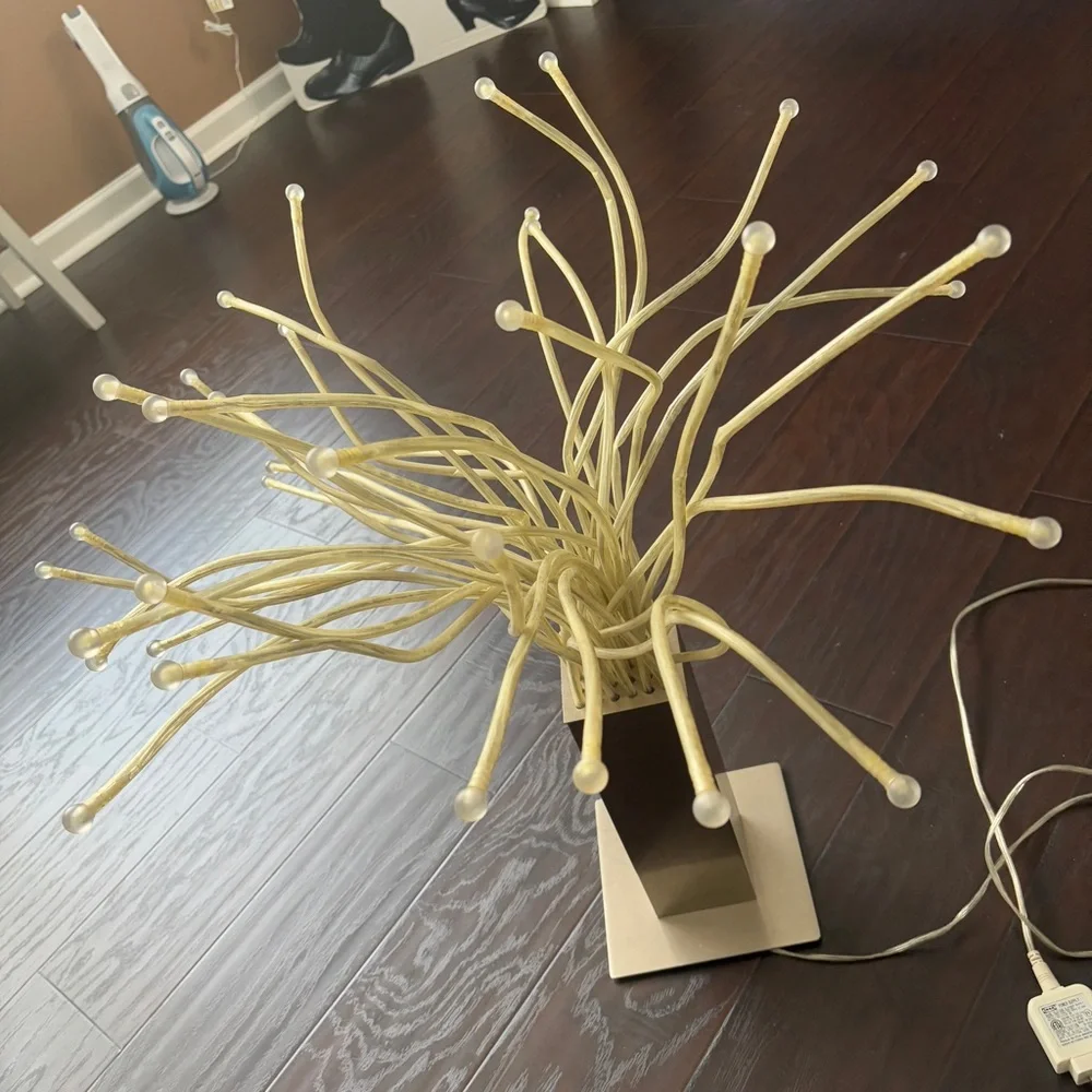 IKEA Vintage Y2K Medusa Jellyfish Tentacle Stainless Steel Lamp